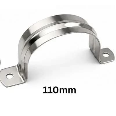 Keshav Grip Type Steel clamp 202-Grade SS 110mm (25 Pcs)