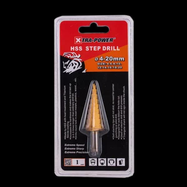 XP Step Drill Bits 4-20mm