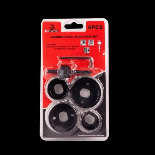 XP Carbon Hole Saw (6 Pcs Set)