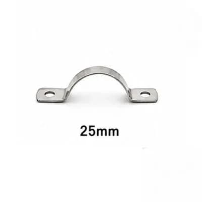 Keshav Steel clamp 202-Grade SS 25mm (100 Pcs)